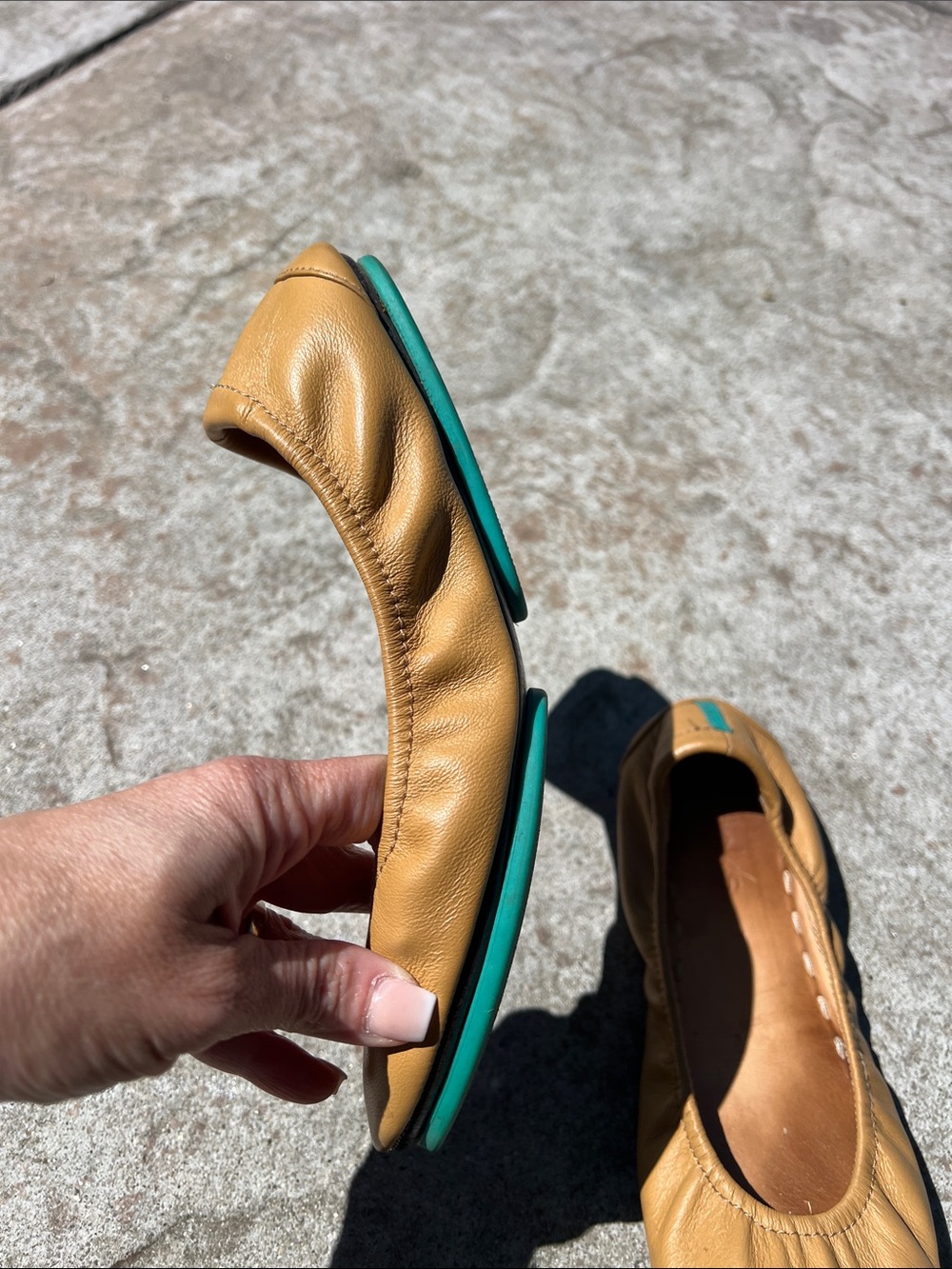 Tieks mustard Foldable Ballet Flats - Picture 2 of 7
